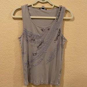 Tank with Embellishments
